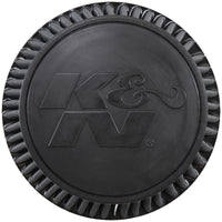 K&N Universal Rubber Filter-Round Tapered 6in Flange ID x 9in Base OD x 6.625in Top OD x 7.5in H - Burkken Auto Parts
