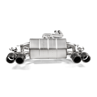 Akrapovic 2018+ BMW M2 Competition/M2 CS (F87N) Slip-On Line (Titanium) w/Carbon Fiber Tips - Burkken Auto Parts