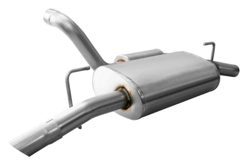 Corsa 2018-2025 Jeep Wrangler JL 2.5in Dual Rear Turn Down Exit Touring Axle-Back Exhaust - Burkken Auto Parts