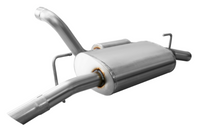 Corsa 2018-2025 Jeep Wrangler JL 2.5in Dual Rear Turn Down Exit Touring Axle-Back Exhaust - Burkken Auto Parts