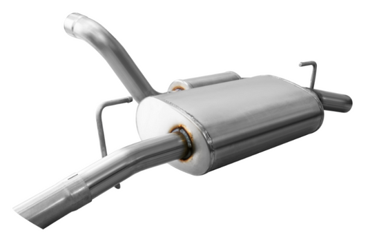 Corsa 2018-2025 Jeep Wrangler JL 2.5in Dual Rear Turn Down Exit Touring Axle-Back Exhaust