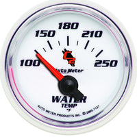 Autometer C2 2-1/16in Electric 100-250 Deg F Water Temperature Gauge - Burkken Auto Parts