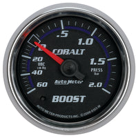 Autometer Cobalt 52mm 2 BAR Mechanical Boost Gauge - Burkken Auto Parts