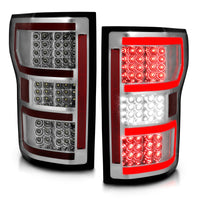 ANZO 18-19 Ford F-150 LED Taillights Chrome - Burkken Auto Parts