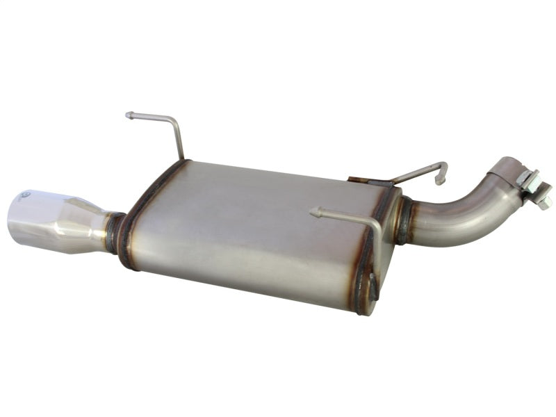 aFe Axle-Back Exhaust 2.5in 409SS w/Polished Tip 05-09 Ford Mustang V6 4.0L - Burkken Auto Parts