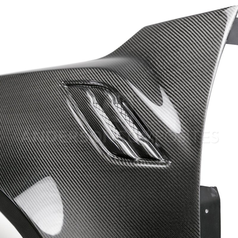Anderson Composites 17-18 Ford Raptor Type-Wide Carbon Fiber Front Fenders (Pair) - Burkken Auto Parts