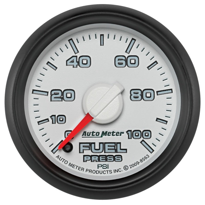 Autometer Factory Match 52.4mm Full Sweep Electronic 0-100 PSI Fuel Pressure Gauge Dodge - Burkken Auto Parts