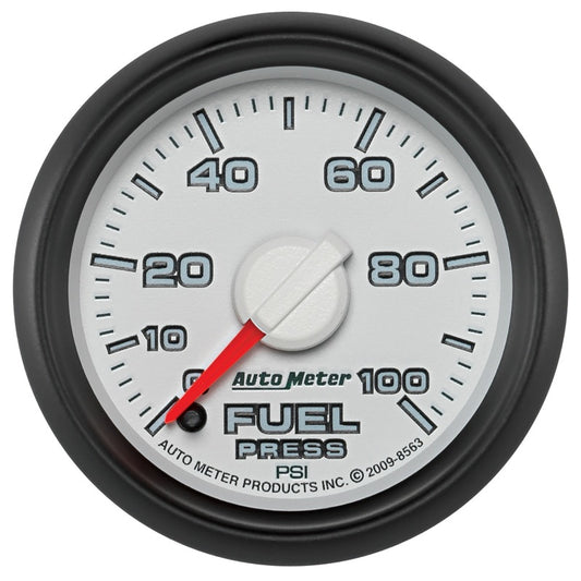 Autometer Factory Match 52.4mm Full Sweep Electronic 0-100 PSI Fuel Pressure Gauge Dodge - Burkken Auto Parts