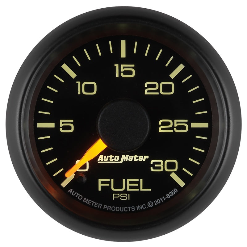 Autometer Factory Match Chevy 2-1/16in FSE 0-30 PSI Fuel Pressure Gauge - Burkken Auto Parts