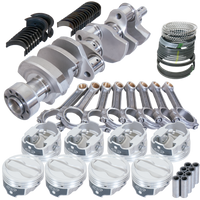 Eagle Chevy LT1 350 1Pc 3.750in Crank 6.000in I-Beam Rods -18cc 4.000in Pistons Rotating Assembly - Burkken Auto Parts