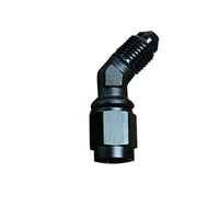 Nitrous Express 3AN Male x 45 -3 Female Swivel - Blue - Burkken Auto Parts