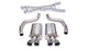 Corsa 2012-2013 Chevrolet Corvette C6 ZR1 Sport Cat-Back Dual Rear Exit w/ Twin 4.0in Pol Tips - Burkken Auto Parts