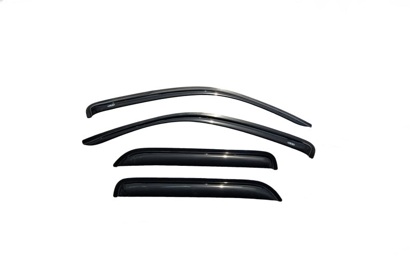 AVS 01-12 Ford Escape Ventvisor Outside Mount Window Deflectors 4pc - Smoke - Burkken Auto Parts
