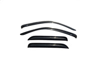 AVS 01-12 Ford Escape Ventvisor Outside Mount Window Deflectors 4pc - Smoke - Burkken Auto Parts