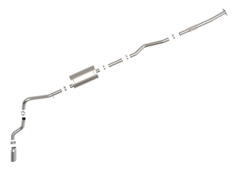 afe Apollo GT Series 19-20 GM 1500 2.7L (t) 409 SS CB Exhaust System w/Polished Tip - Burkken Auto Parts