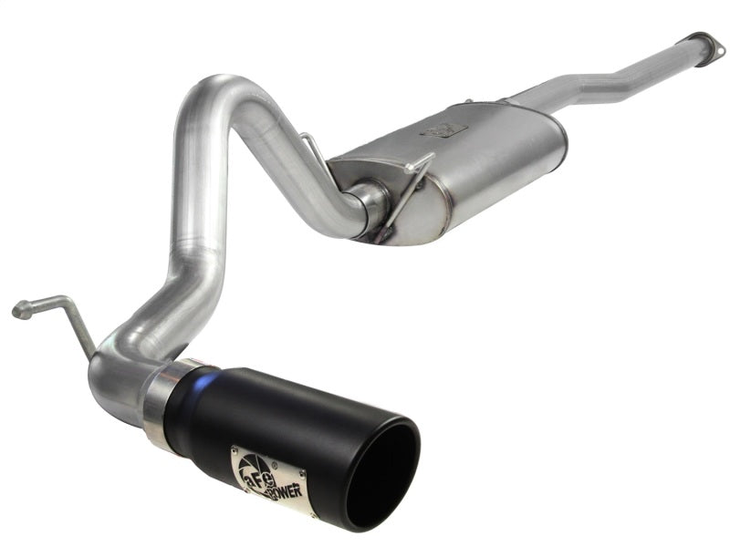 aFe MACH Force XP 3in Cat-Back Stainless Steel Exhaust System w/Black Tip Toyota Tacoma 13-14 4.0L - Burkken Auto Parts
