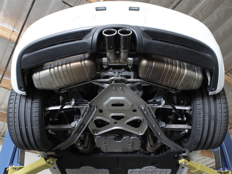aFe Power 13-14 Porsche Cayman S / Boxster S Carbon Fiber Exhaust Tip Upgrade - Burkken Auto Parts
