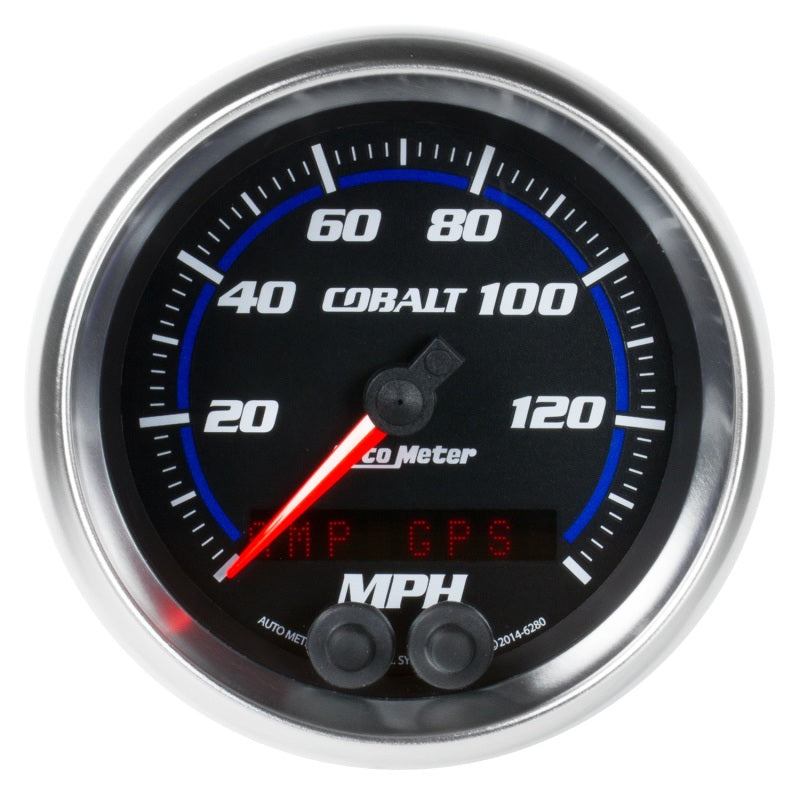 Autometer Cobalt 3-3/8in 0-140MPH In-Dash Electronic GPS Programmable Speedometer - Burkken Auto Parts