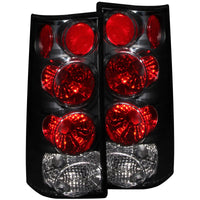 ANZO 1996-2002 GMC Savana Taillights Black - Burkken Auto Parts