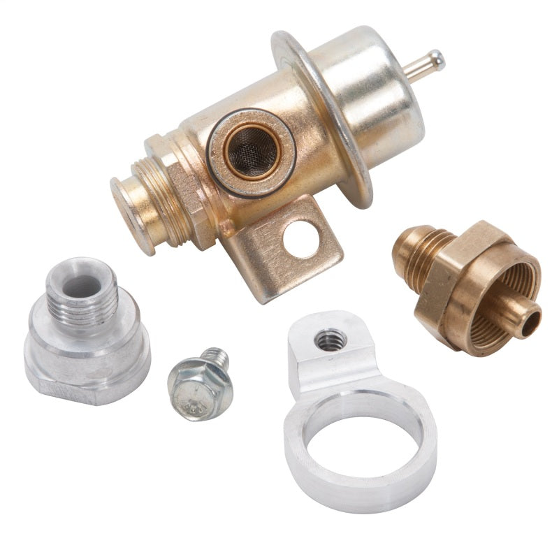 Edelbrock Fuel Pressure Regulator Kit Rail Mounted -6 An 57-61 PSI - Burkken Auto Parts