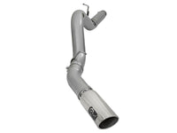 aFe LARGE Bore HD 5in Exhausts DPF-Back SS w/ Pol Tips 16-17 GM Diesel Truck V8-6.6L (td) LML/L5P - Burkken Auto Parts