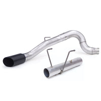 Banks Power 13-18 Dodge RAM Monster Exhaust 5.0in. Single 6.7L CCLB w/ SideKick S/S Black Tip - Burkken Auto Parts