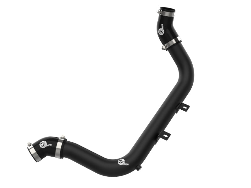 aFe BladeRunner 2-1/4 IN Aluminum Hot Charge Pipe Black 17-20 Hyundai Elantra GT L4-1.6L (t) - Burkken Auto Parts