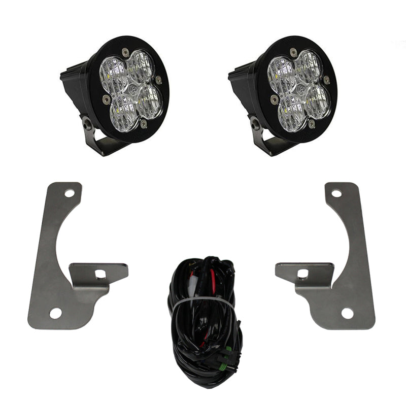 Baja Designs 13-16 Jeep JK Rubicon X/10th Anne/Hard Rock Squadron-R Pro LED Light Kit - Burkken Auto Parts