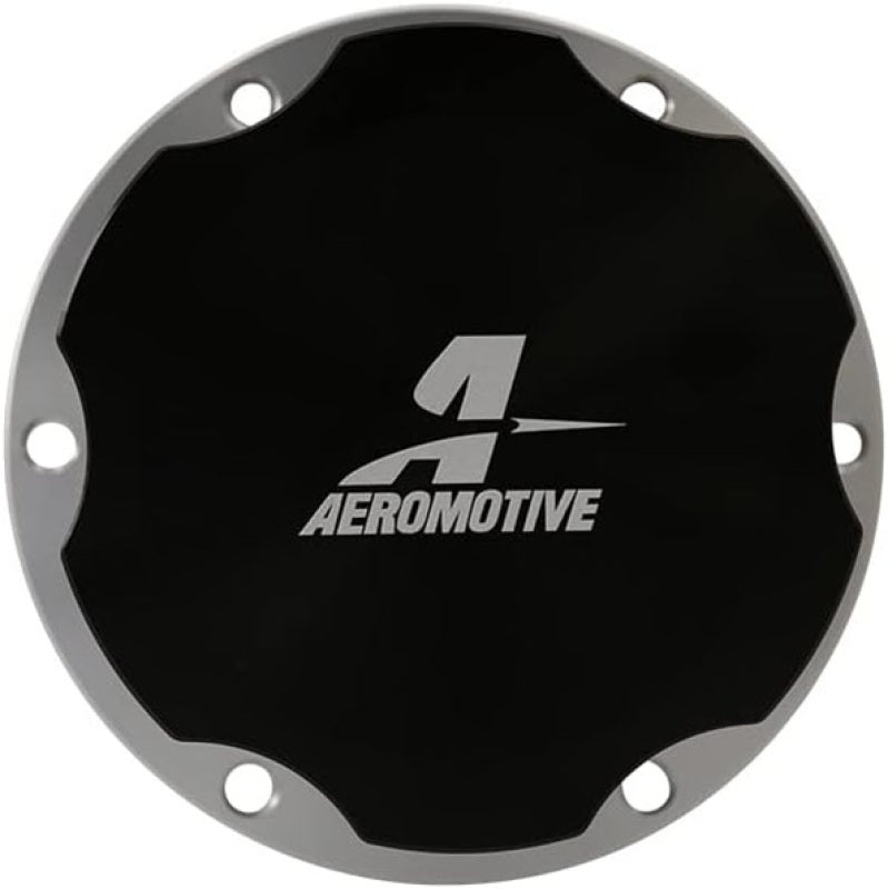 Aeromotive Fillcap - Screw-On - 3in - Flanged - 6-Bolt - Black - Burkken Auto Parts