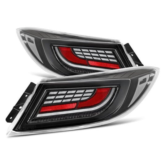 AlphaRex 22-24 Toyota GR86 LUXX LED Taillights Alpha-Black - Burkken Auto Parts