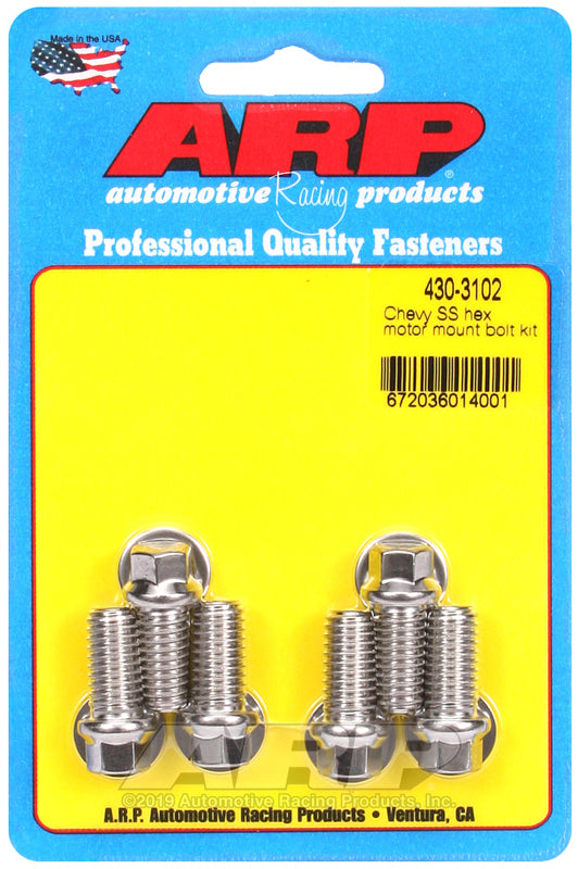 ARP Chevy SS Hex Motor Mount Bolt Kit - Burkken Auto Parts