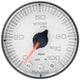 Autometer Spek-Pro 2 1/16in 100PSI Stepper Motor W/Peak & Warn White/Black Boost Gauge - Burkken Auto Parts