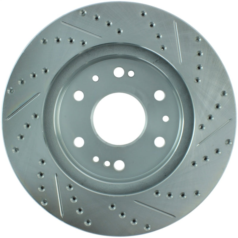 StopTech Select Sport 07-11 GM Silverado 1500 Slotted and Drilled Right Front Rotor - Burkken Auto Parts