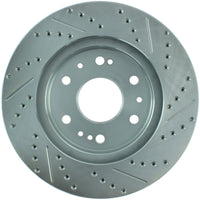 StopTech Select Sport 07-11 GM Silverado 1500 Slotted and Drilled Right Front Rotor - Burkken Auto Parts