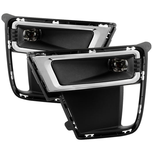 Spyder 22-24 Ford Expedition OEM LED Fog Lights w/ Switch - Clear (FL-FE2022-LED-C)