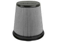 aFe Magnum FLOW Pro DRY S Universal Air Filter F-4in. / B-(8X6.5) MT2 / T-(5.25 X 3.75) / H-7.5in. - Burkken Auto Parts
