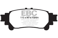 EBC 13+ Lexus GS350 3.5 RWD Redstuff Rear Brake Pads - Burkken Auto Parts