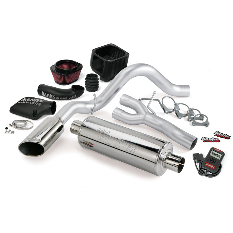 Banks Power 10 Chevy 5.3L ECSB FFV Stinger System - SS Single Side-Exit Exhaust w/ Chrome Tip - Burkken Auto Parts