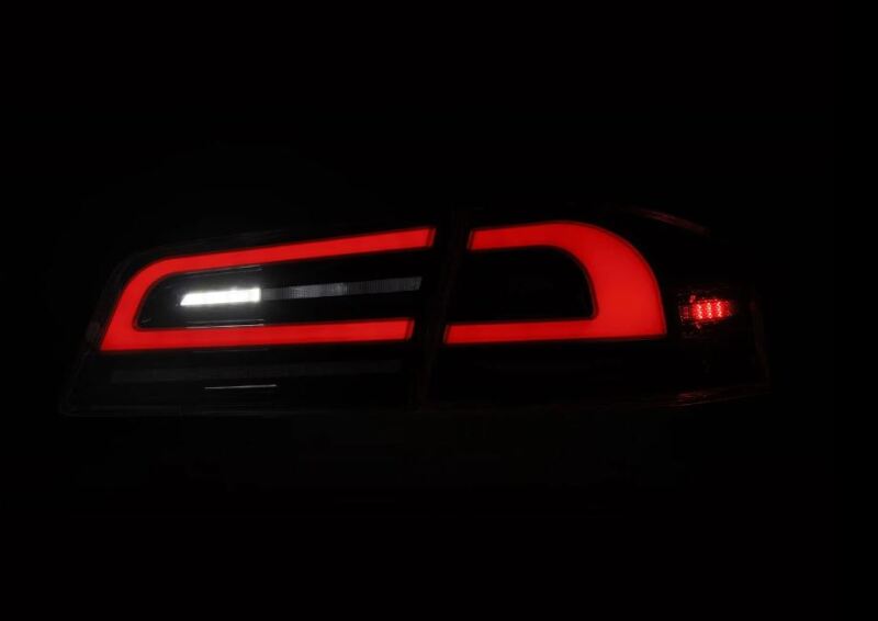 AlphaRex 12-21 Tesla Model S LUXX-Series LED Tail Lights - Alpha-Black - Burkken Auto Parts