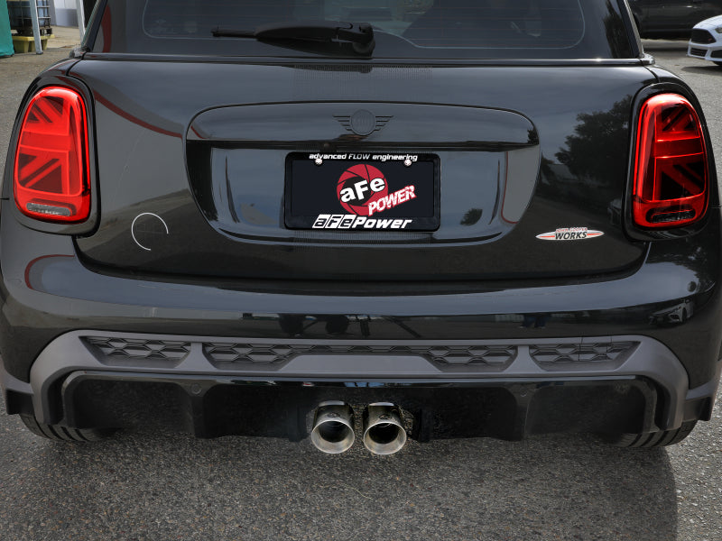 aFe 14-24 Mini Cooper S MACH Force-Xp 3in to 2-1/2in 304SS Cat-Back Exhaust w/ Polished Tip - Burkken Auto Parts