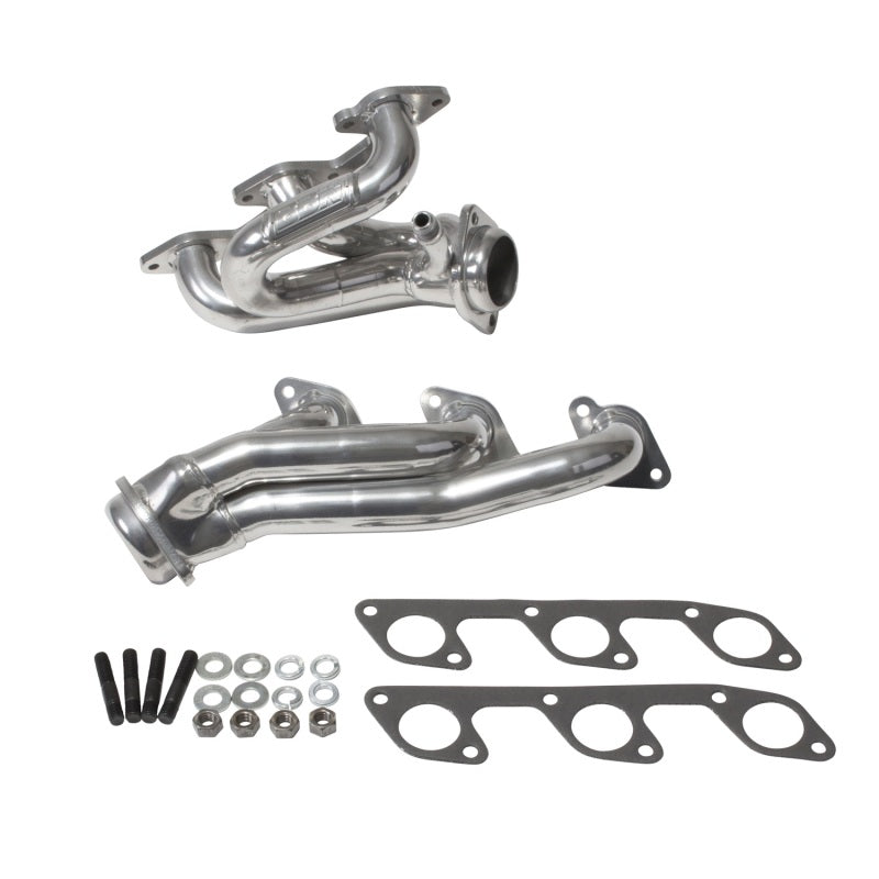 BBK 05-10 Mustang 4.0 V6 Shorty Tuned Length Exhaust Headers - 1-5/8 Silver Ceramic - Burkken Auto Parts