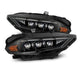 AlphaRex 18-20 Ford Mustang NOVA LED Proj Headlights Alpha-Black w/Activ Light/Seq Signal/Switch DRL - Burkken Auto Parts