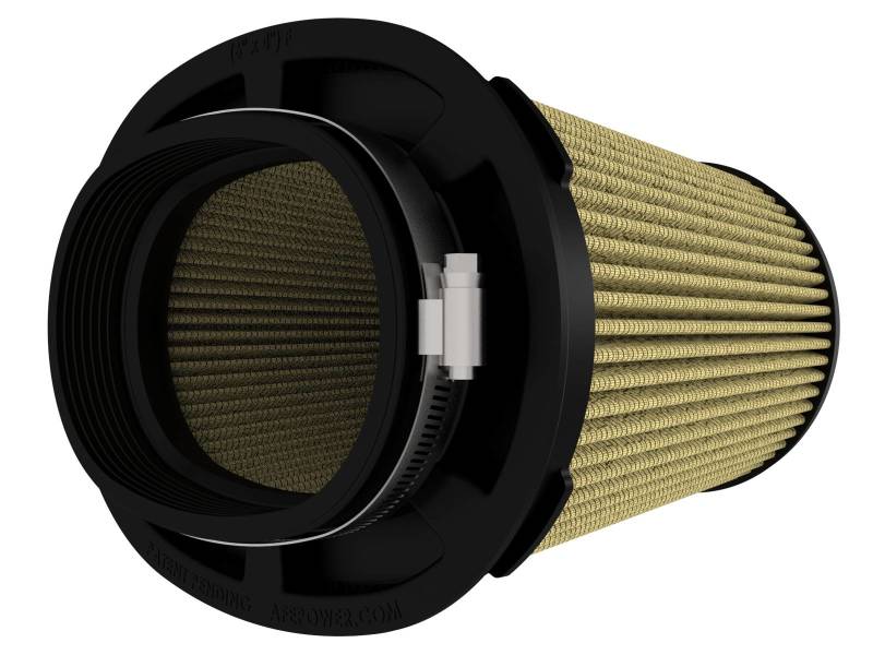 aFe MagnumFLOW Pro GUARD 7 Air Filter (6 x 4)in F x (8-1/2 x 6-1/2)in B x (7-1/4 x 5)in T x 7-1/4in - Burkken Auto Parts