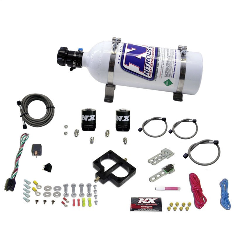 Nitrous Express Dodge TBI (Magnum) Nitrous Plate Kit (Magnum Engine) w/5lb Bottle - Burkken Auto Parts
