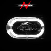 ANZO 88-98 Chevrolet C1500 Crystal Headlights Black Housing w/ Signal and Side Marker Lights - Burkken Auto Parts