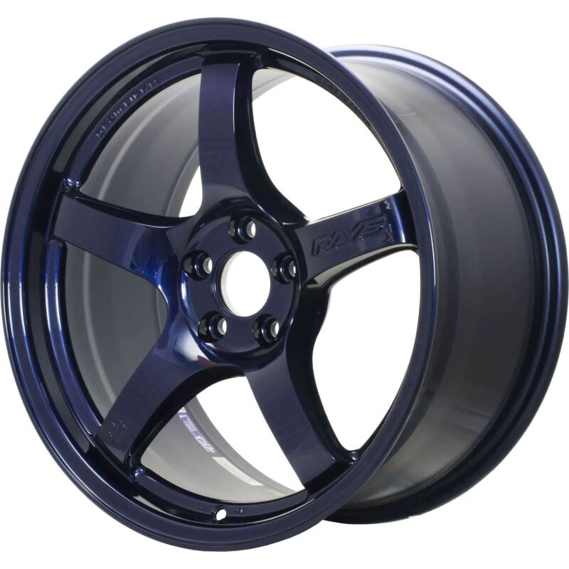 Gram Lights 57CR 18x935 +22 5x114.3 Eternal Blue Pearl Wheel - Burkken Auto Parts