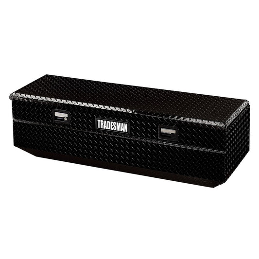 Tradesman Aluminum Flush Mount Truck Tool Box (48in.) - Black - Burkken Auto Parts