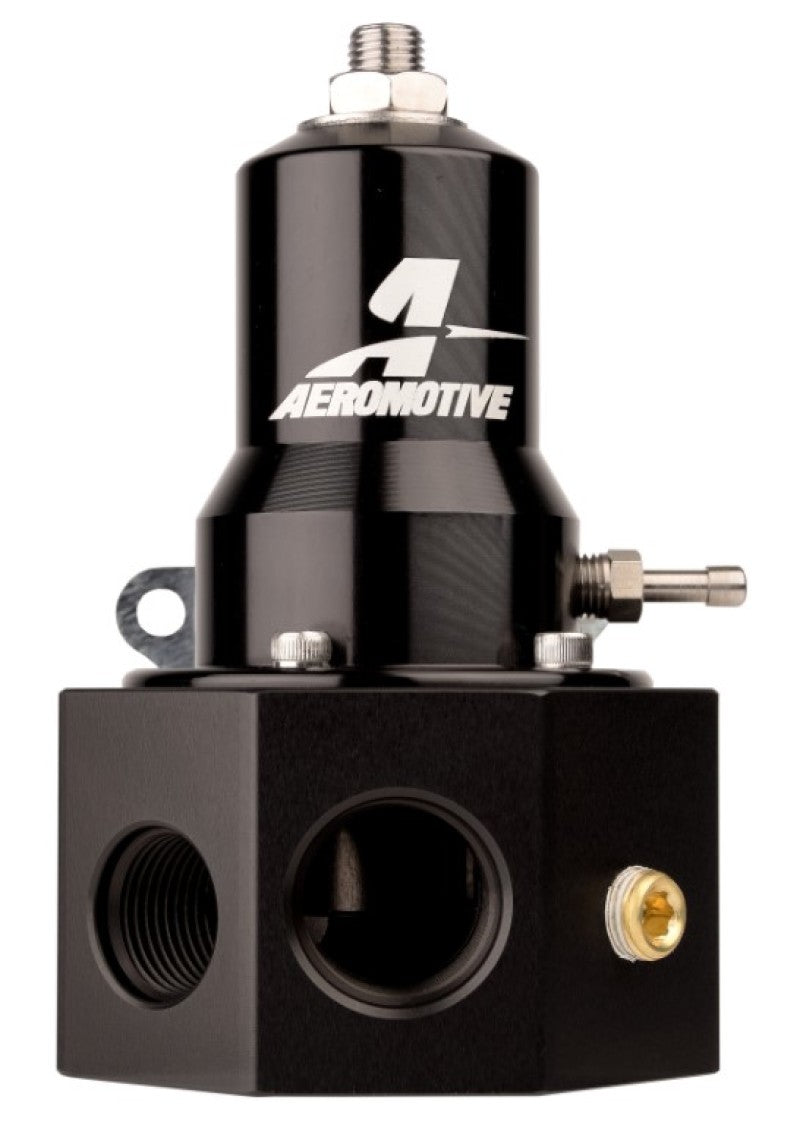 Aeromotive Adjustable Fuel Pressure Regulator 30-120PSI .313 Valve -3x -8 / 1x -10 Inlet -10 Return - Burkken Auto Parts