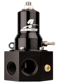 Aeromotive Adjustable Fuel Pressure Regulator 30-120PSI .313 Valve -3x -8 / 1x -10 Inlet -10 Return - Burkken Auto Parts