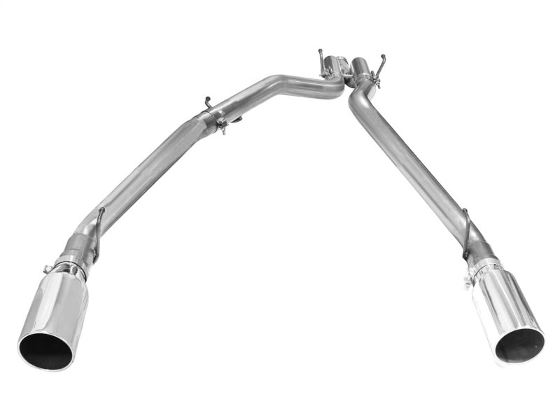 aFe MACHForce XP DPF-Back Exhaust 3in SS w/ 5in Polished Tips 2014 Dodge Ram 1500 V6 3.0L EcoDiesel - Burkken Auto Parts